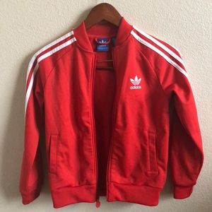 red adidas jacket kids
